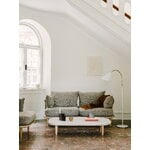 &Tradition Fly SC5 coffee table, white oiled oak - Carrara marble