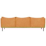 Fogia Divano Tiki, 3 posti, acciaio nero - pelle cognac, immagine decorativa