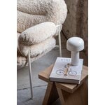 Fogia Bollo lounge chair, Mohawi sheepskin - black, decoration image