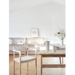 Form & Refine Motif armchair, white oiled oak