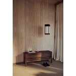 Form & Refine A Line storage bench, 111 cm, smoked oak, decoration image