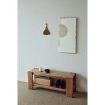 Form & Refine Beam bench, deep brown pine, decoration image