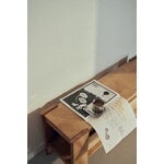 Form & Refine Beam bench, deep brown pine, decoration image