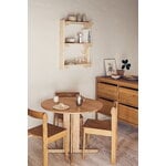 Form & Refine Trefoil pöytä, 90 cm, tammi, sisustuskuva
