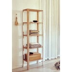 Form & Refine Leaf shelf, 0,5 x 5, white oiled oak, decoration image