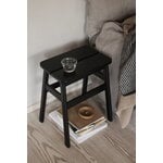 Form & Refine Angle stool, 45 cm, black stained beech, decoration image