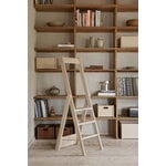 Form & Refine Step by Step ladder, white oiled oak, decoration image