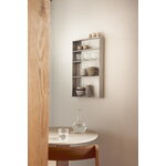 Form & Refine Taper wall shelf, stainless steel