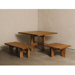 Frama Farmhouse coffee table, square 70 x 70 cm, natural oak