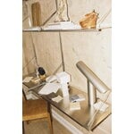 Frama Shelf Library H1852 wall shelf with desk, stainless steel, view 8