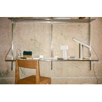 Frama Shelf Library H1852 wall shelf with desk, stainless steel, view 7