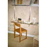 Frama Shelf Library H1852 wall shelf with desk, stainless steel, view 2
