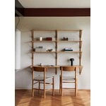 Fredericia J39 Mogensen chair, vintage lacquered beech - natural canvas, decoration image
