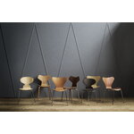 Fritz Hansen Ant chair 3101, clear lacquered ash - chrome