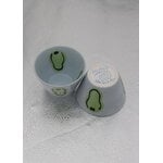 Frizbee Ceramics Super cup, Kawaii, 75 ml, KOTA hellblaugrau, dekorationsbild