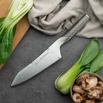 Global G-4 Oriental Chef's Knife, 40th Anniversary, 18 cm, Edelstahl, dekorationsbild