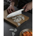 Global G-80 Santoku veitsi, oliivihiottu, 18 cm, sisustuskuva