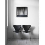 Fritz Hansen Chaise Series 7 3107, chrome - cuir Essential noir