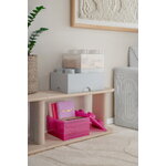Room Copenhagen Lego Storage Brick 4 Top Lid, glitter medium violet, decoration image