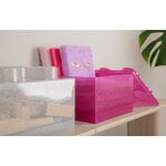 Room Copenhagen Lego Storage Brick 4 Top Lid, glitter medium violet, decoration image