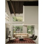 GUBI Fauteuil Beetle Soft, conique noir mat - Cuir Smooth Coffee, image décorative