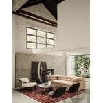 GUBI Fauteuil Beetle Soft, conique noir mat - Cuir Smooth Coffee, image décorative