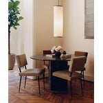 GUBI Silk Lantern pendant, natural white silk - semi matt black, view 5