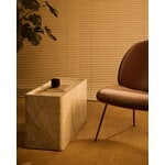 GUBI Pietra side table, 30 x 80 x 40 cm, neutral white travertine, decoration image