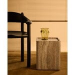 GUBI Pietra side table, 33 x 33 x 40 cm, sepia travertine, decoration image