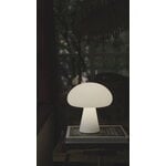 GUBI Obello portable table lamp, frosted glass, decoration image