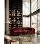 GUBI Pedrera coffee table, black - bronze structured glass, decoration image