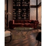 GUBI Pedrera coffee table, black - bronze structured glass, decoration image