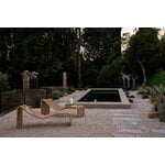 GUBI P3S Outdoor chaise longue, natural, decoration image