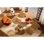 GUBI Pedrera coffee table, black - bronze structured glass, decoration image