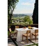 GUBI C-chair Outdoor, teak - HDPE cane, decoration image