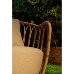GUBI Grace Outdoor Loungesessel, natur - Plutarco 221, dekorationsbild
