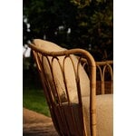 GUBI Grace Outdoor Loungesessel, natur - Plutarco 221, dekorationsbild