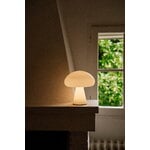 GUBI Obello portable table lamp, pearl white, decoration image