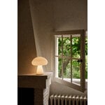 GUBI Obello portable table lamp, pearl white, decoration image
