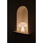 GUBI Obello portable table lamp, pearl white, decoration image