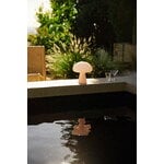 GUBI Obello portable table lamp, powder pink, decoration image