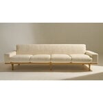 GUBI SW50 sofa, 4-seater, oiled oak - GUBI Harp 24 Ivory, view 10