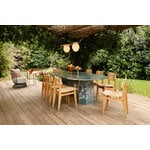 GUBI C-Chair Outdoor, natural - teak, decoration image