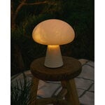 GUBI Obello portable table lamp, frosted glass, decoration image