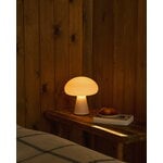 GUBI Obello portable table lamp, frosted glass, decoration image