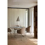 Fredericia Gomo armchair, brushed stainless steel - Blazer Fairfield, view 2