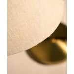 GUBI Gräshoppa table lamp, brass - canvas, decoration image