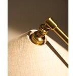 GUBI Gräshoppa table lamp, brass - canvas, decoration image