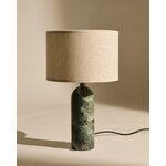 GUBI Gravity table lamp, small, emerald marble - canvas, view 2