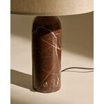GUBI Gravity table lamp, small, maroon marble - canvas, view 4